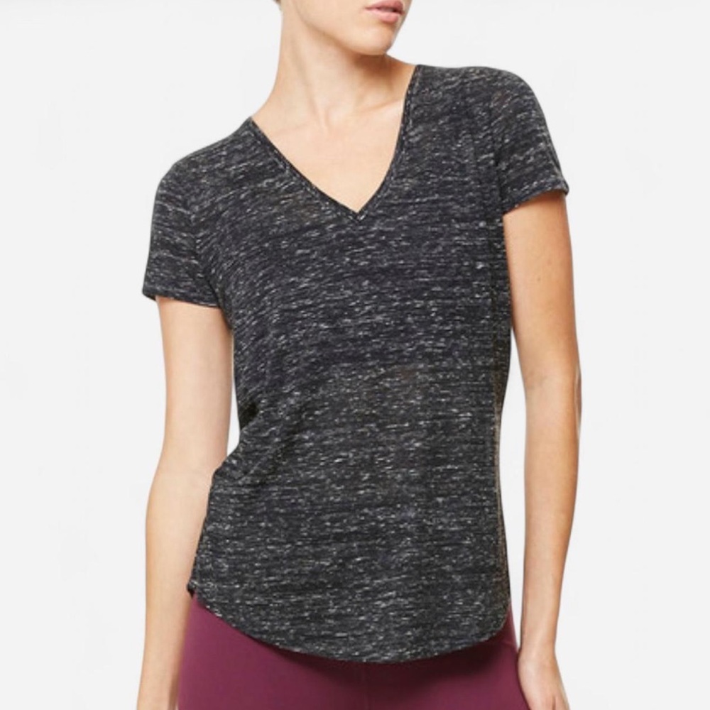 Alo Yoga Gray Short Sleeve Top - Picture 1 of 4